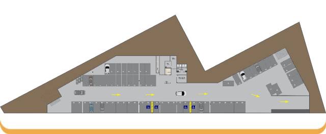 Planta do subsolo do Icaraí Office & Mall